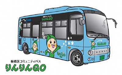 画像:板橋区コミュニティバス「りんりんGO」