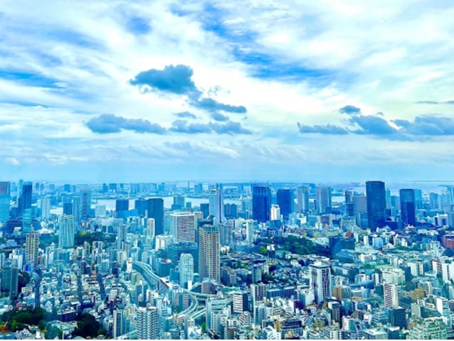 東京の町画像